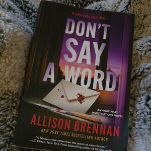 Dont Say A Word 2025 Thriller Book Allison Brennan Angelhart